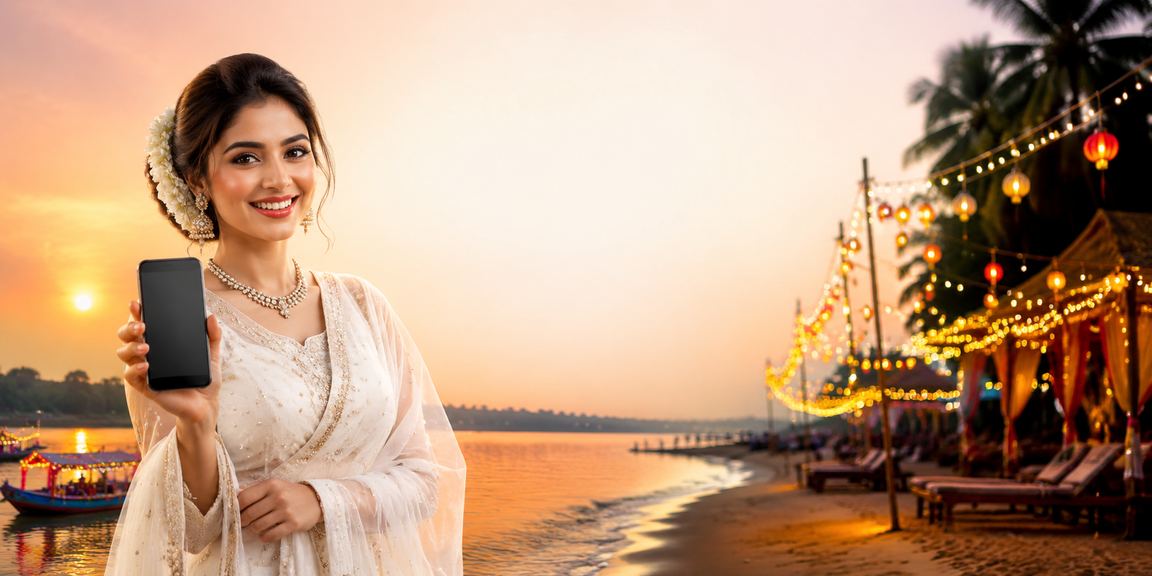 কক্সবাজার সমুদ্র সৈকতে god11 ডিপোজিট বোনাস উপভোগরত ব্যবহারকারী
